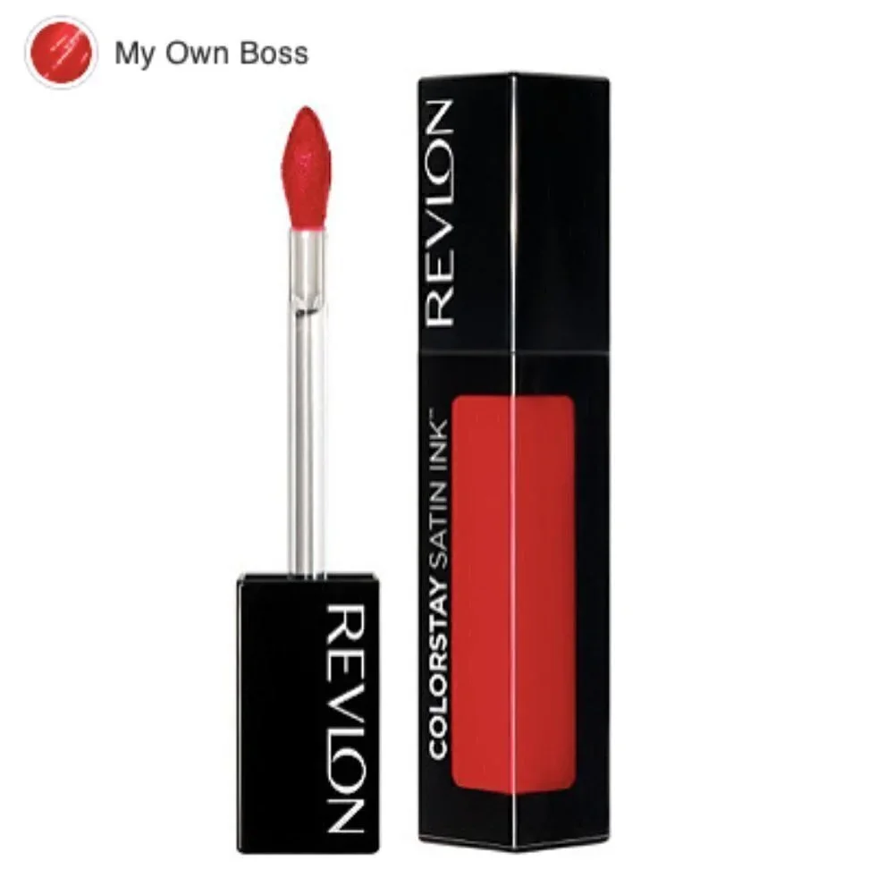 Revlon Trending 3pc ColorStay Satin Liquid Lipstick Longwear Pink Red Cherry